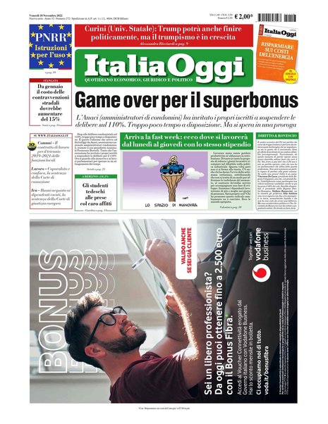 Italia oggi : quotidiano di economia finanza e politica